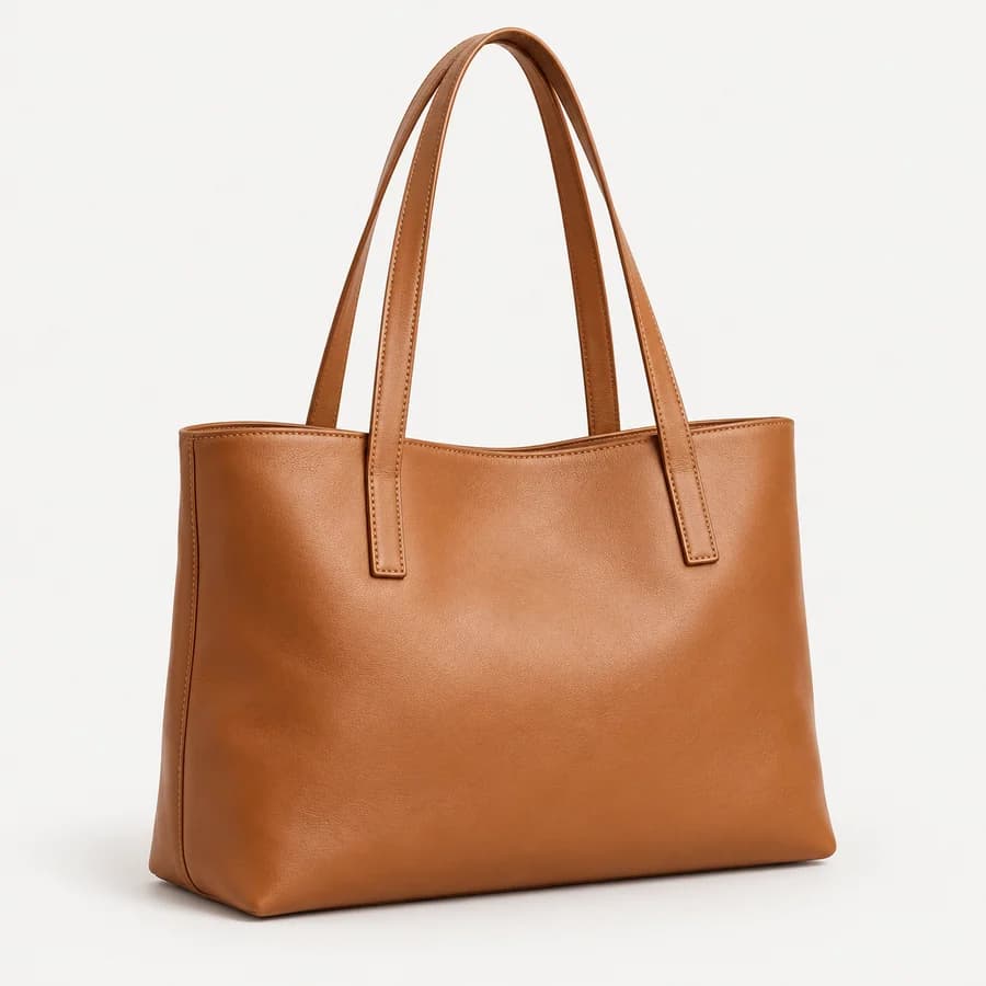 Bolsa tote caramelo da coleção Prontos para sair