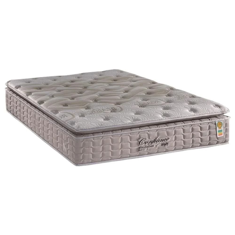 Colchão Queen Molas Ensacadas Masterpocket Confiance Visco Pillow Top (158x198x32) - D Angelis