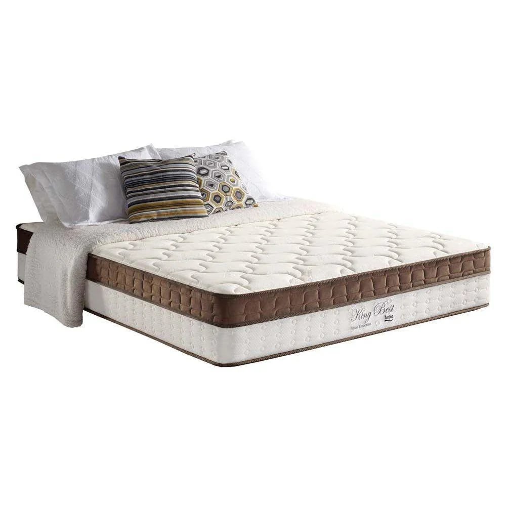 Colchão King Anjos Casal Molas Ensacadas MasterPocket Best Euro Pillow Brown (138x188x33) -