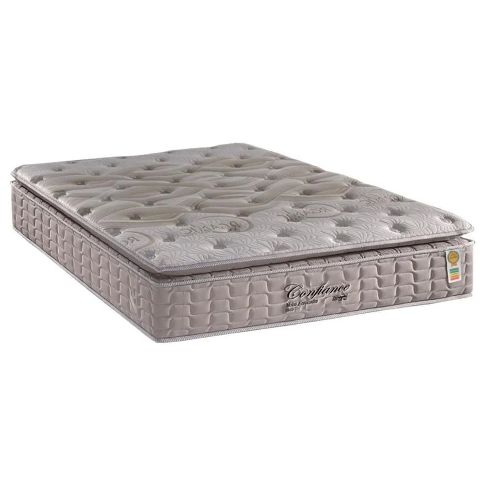 Colchão Queen Molas Ensacadas Masterpocket Confiance Visco Pillow Top (158x198x32) - D Angelis