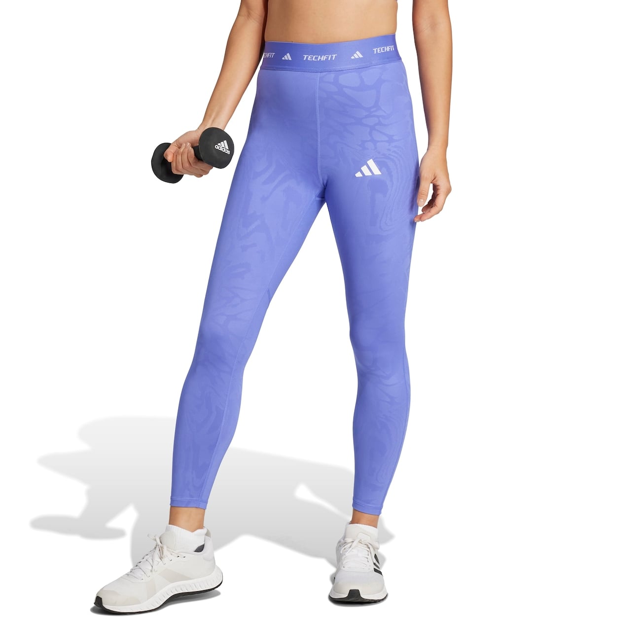 Calça Adidas Legging 7/8 Techfit Estampada Feminina