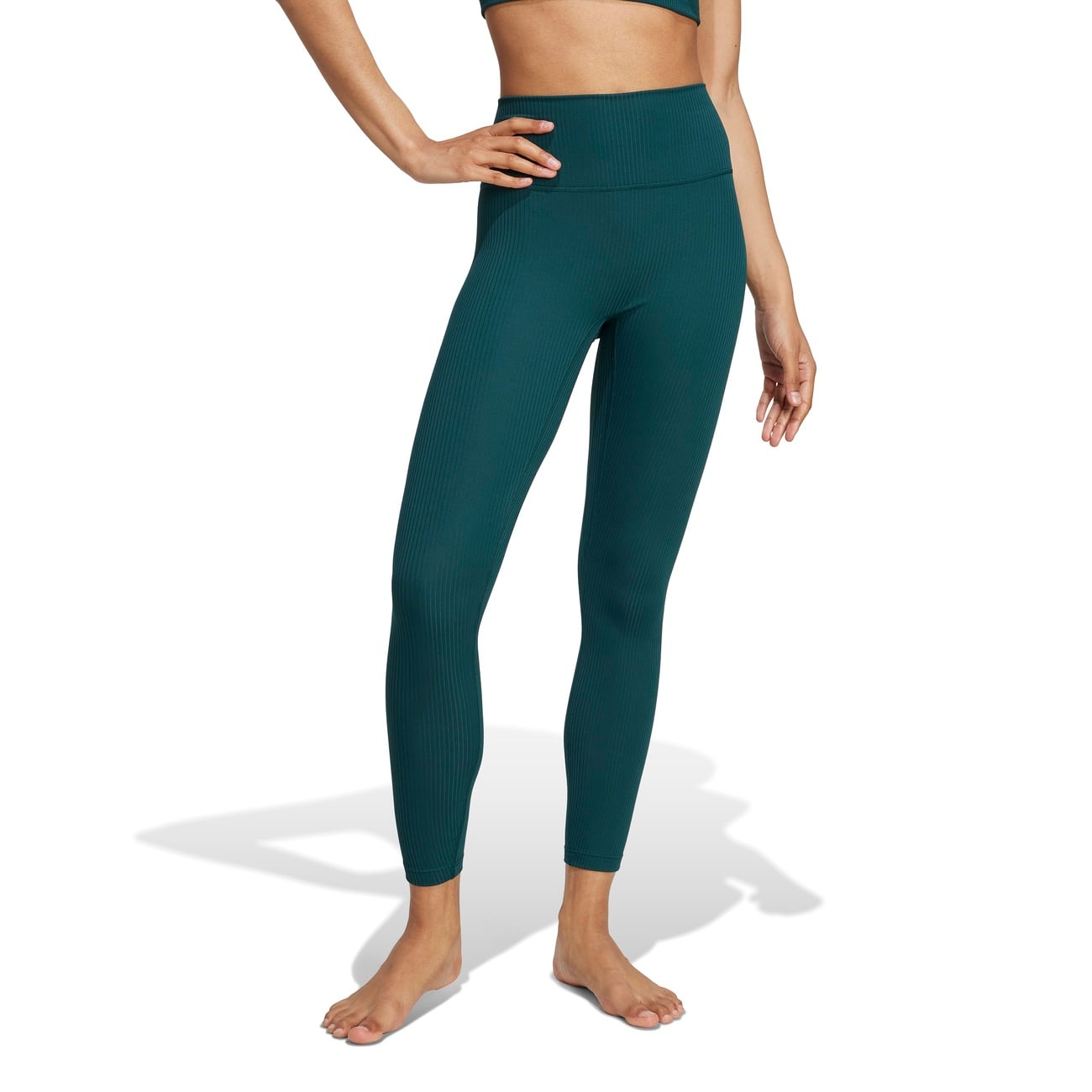 Calça Adidas Legging All Me Rib 7/8 Feminina