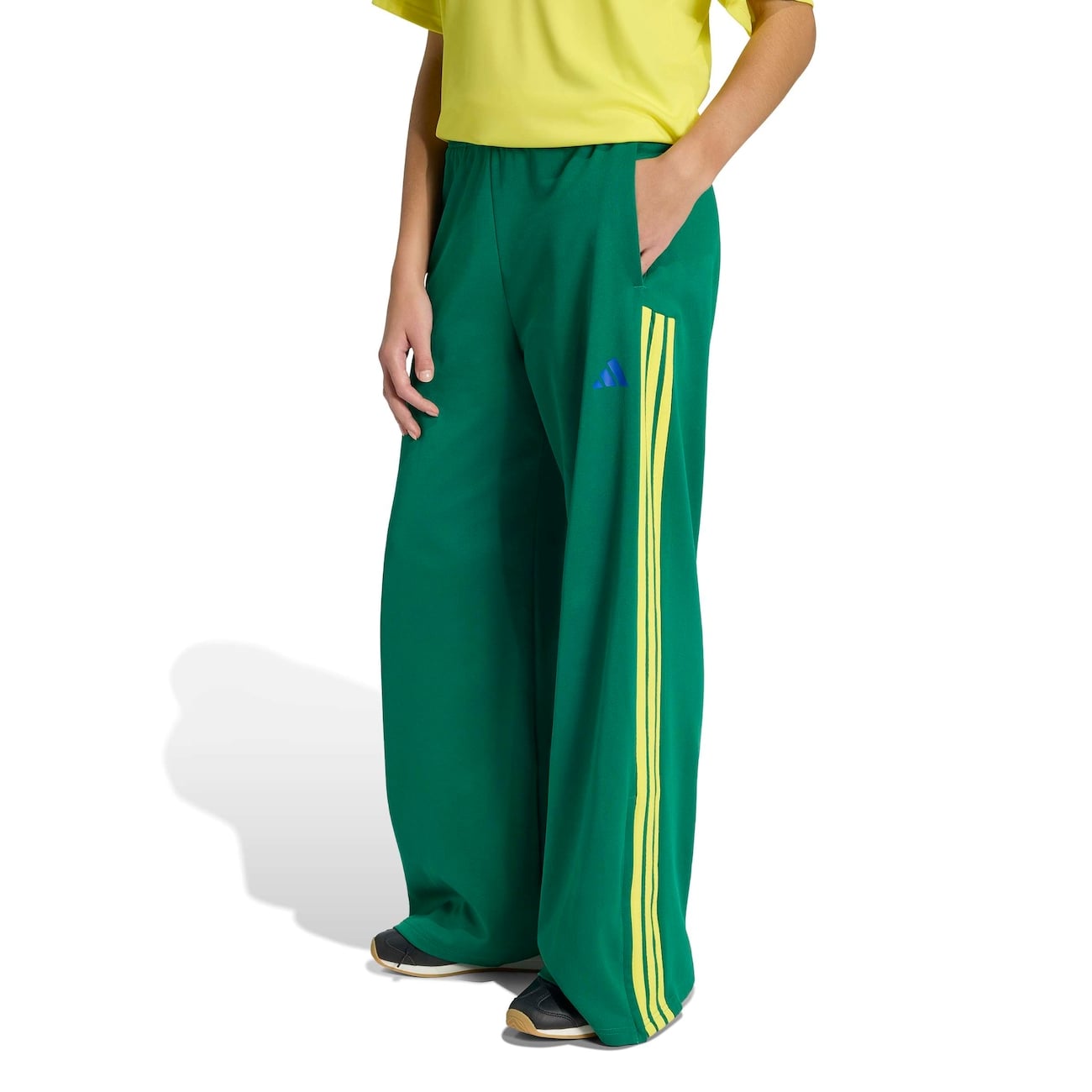 Calça Adidas Wide Leg House of Tiro - Feminina