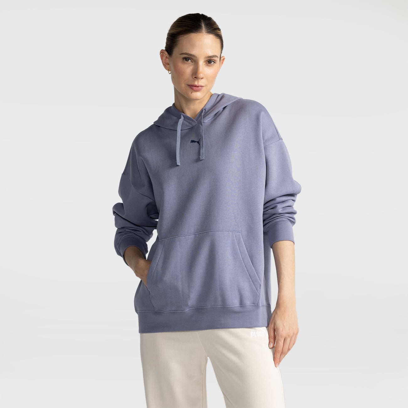 Blusão Puma Ls Ess Centered Cat Log Feminino — imagem 1