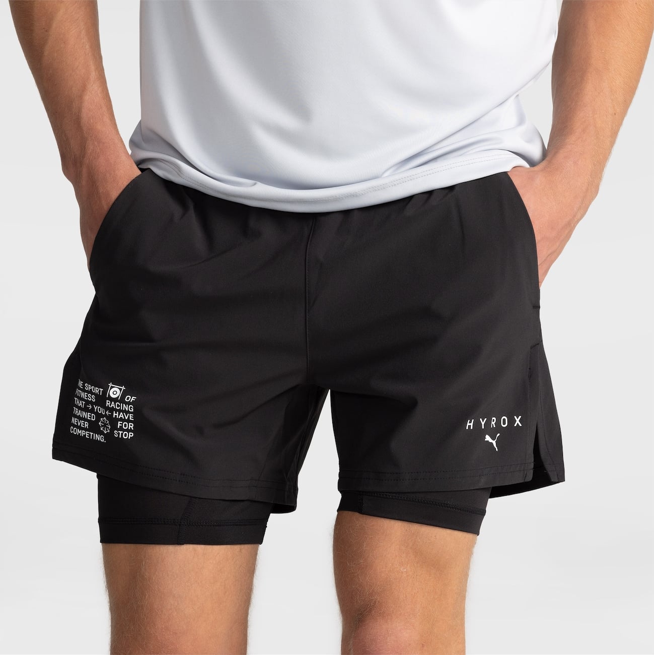Shorts Masculino Puma Hyrox 2in1