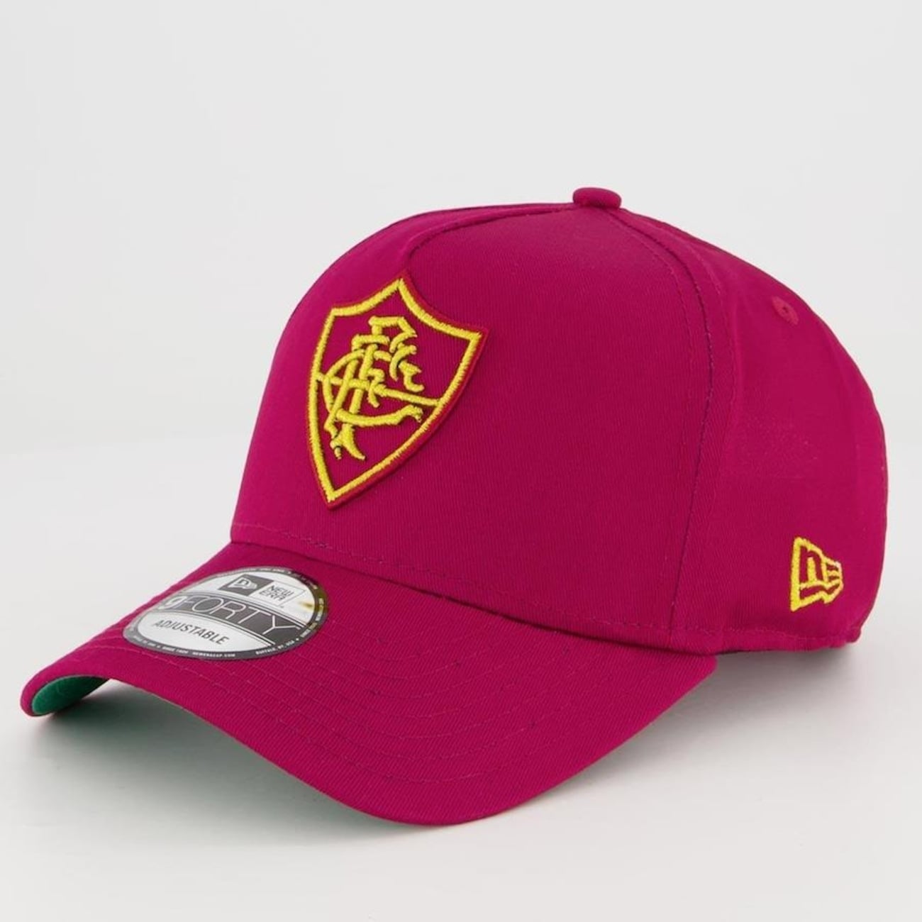 Boné Aba Curva New Era Fluminense Grená - Snapback - Adulto