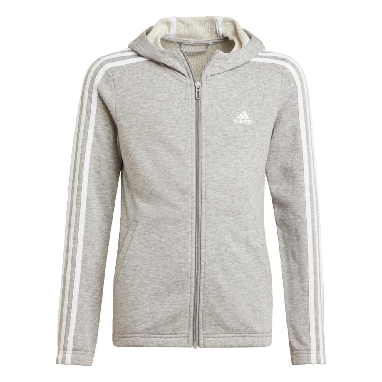 Blusão de Moletom com Capuz Essentials 3 Stripes - Infantil — imagem 1