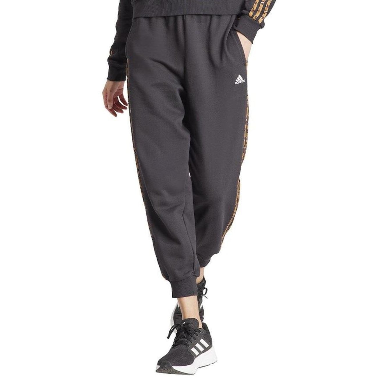 Calça Adidas 3S Animal Print - Feminina