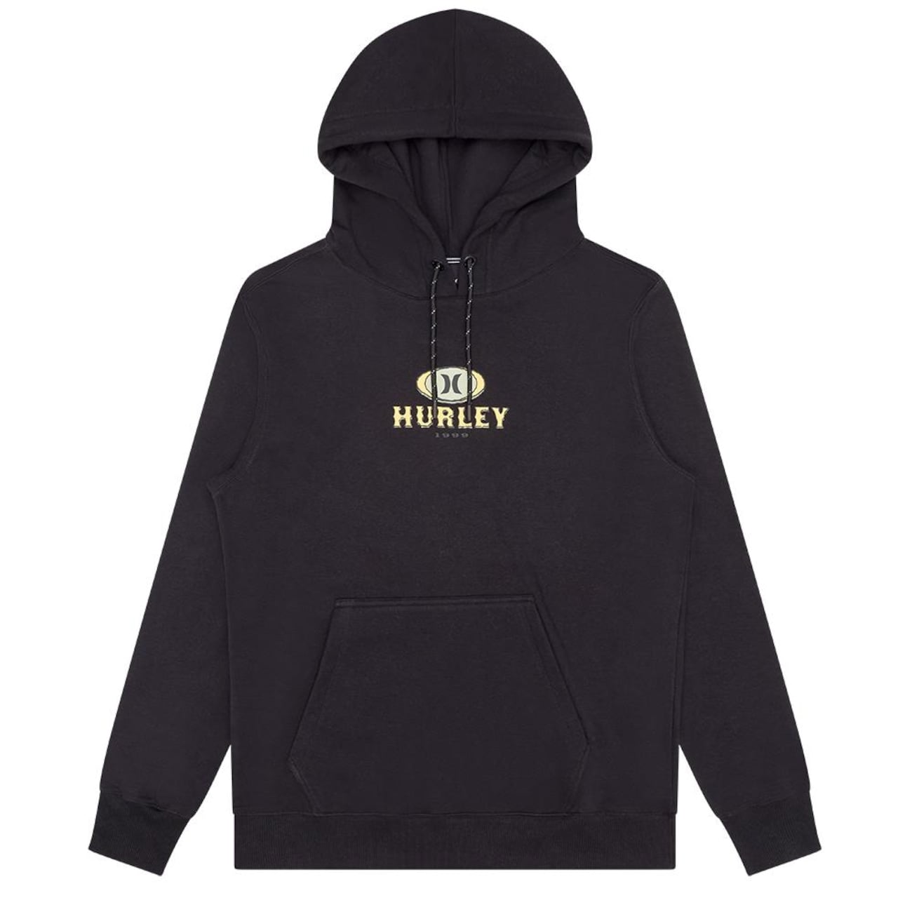 Blusão de Moletom Masculino Hurley Canguru Retro Waves