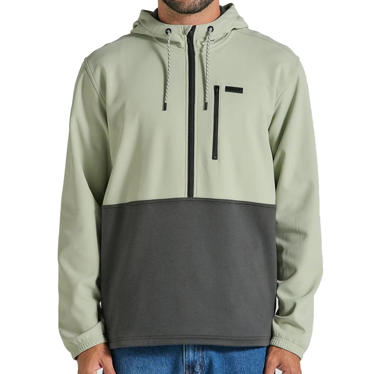 Blusa Hurley Especial Surplus Heat 1/2 Zip Heat