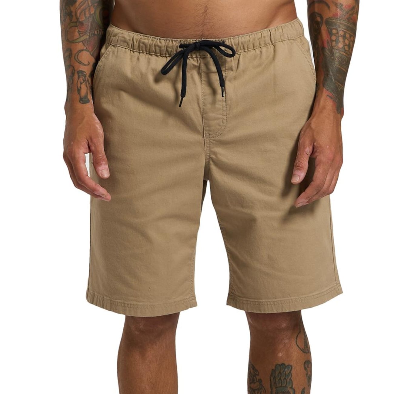 Bermuda Hurley Flat SM26 Masculina Bege