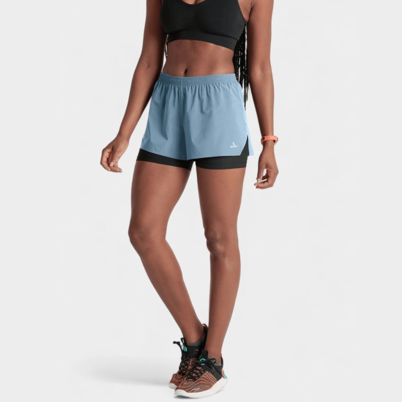 Bermuda LSport Slim Running Lupo - Feminina