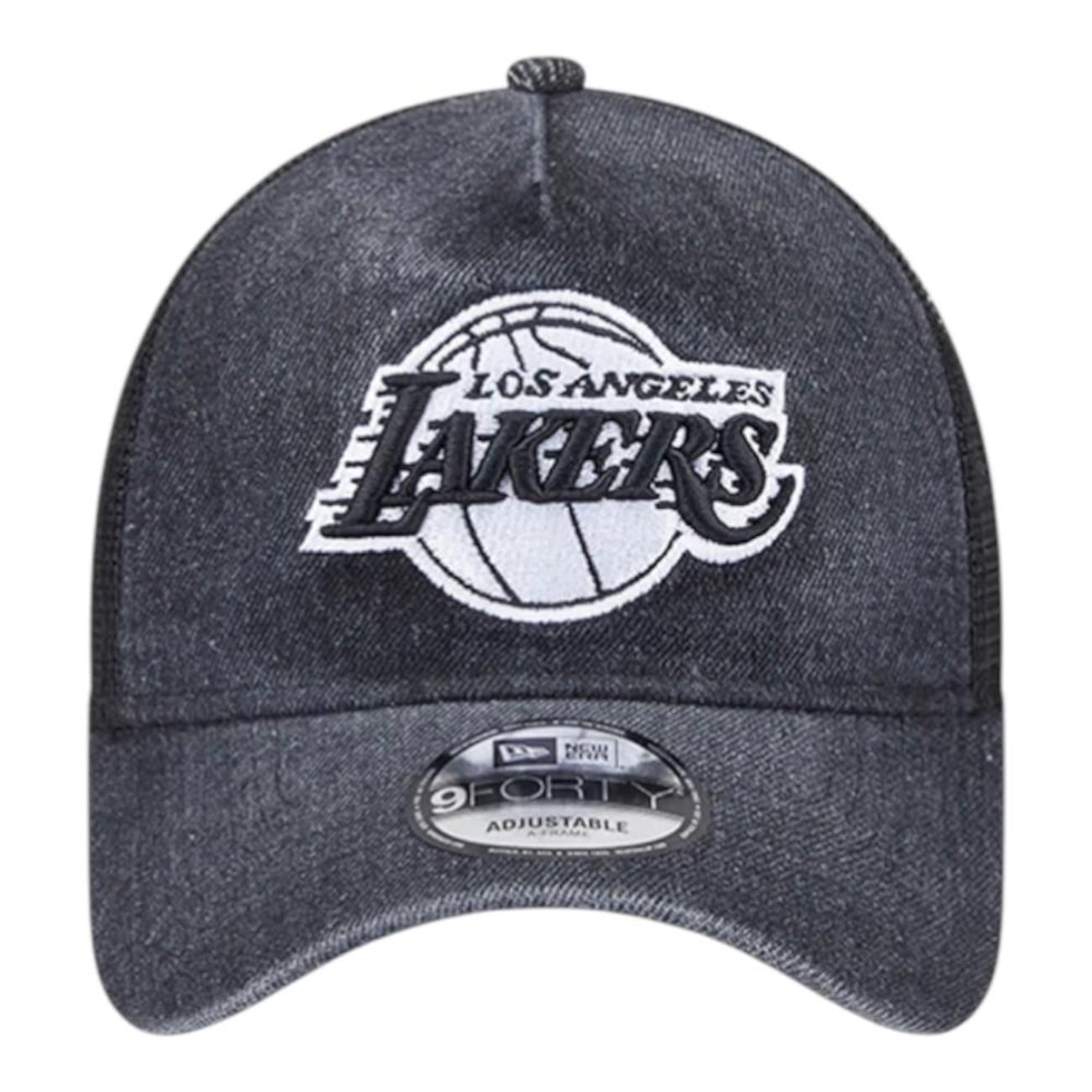 Boné Masculino New Era 940 A-Frame Los Angeles Lakers Trucker Aba Curva