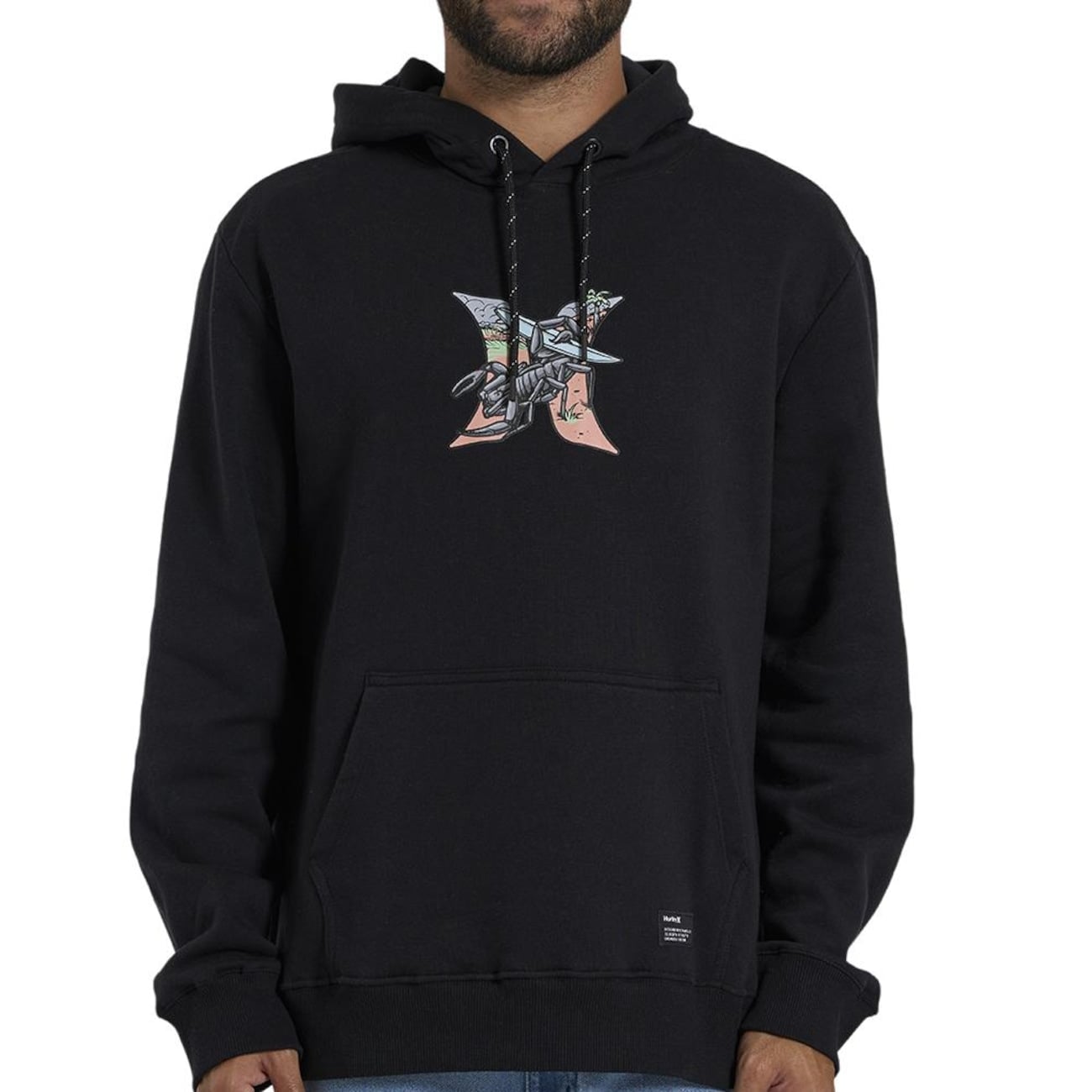 Blusão de Moletom com Capuz Hurley Hurley Scorpion - Masculino