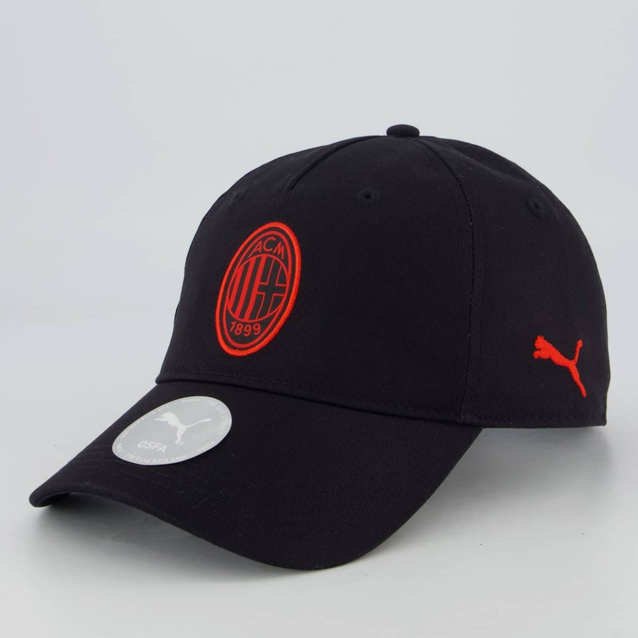 Boné Aba Curva Puma AC Milan Unissex