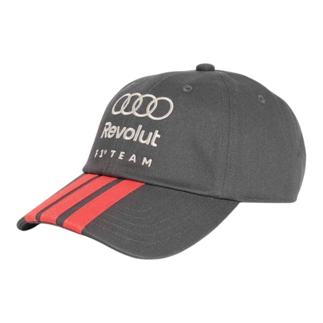 Boné Adulto Adidas Audi Revolut F1 Team DNA 3-Stripes Aba Curva — imagem 1