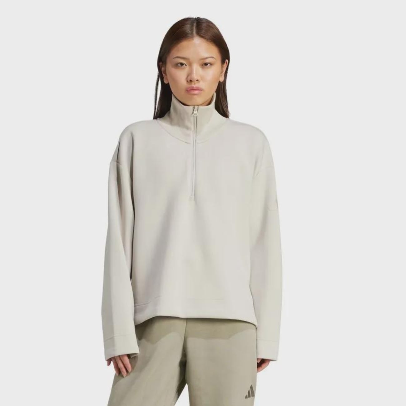Blusão de Moletom Adidas All Szn Feminino — imagem 1