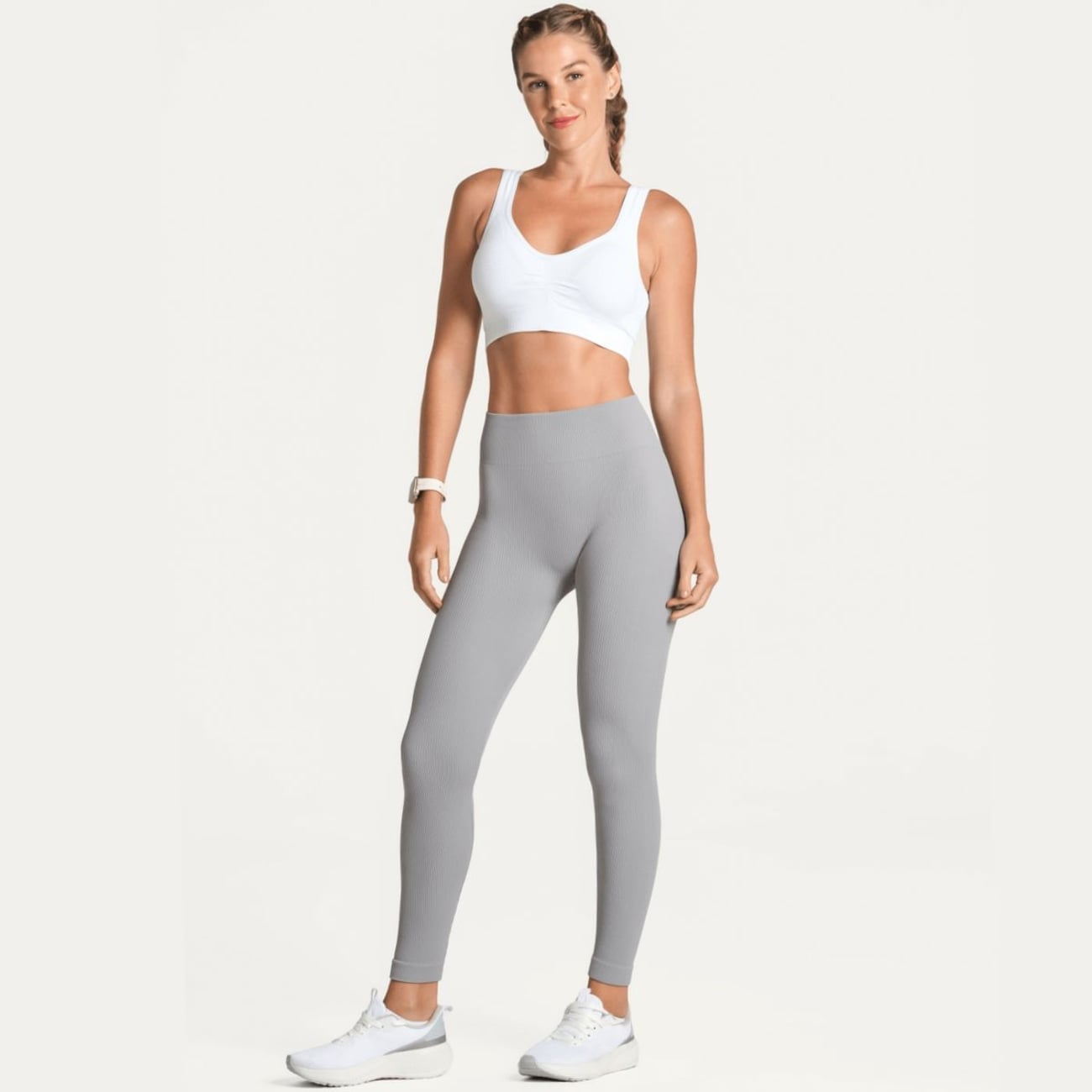 Calça Legging Feminina Lupo Sem Costura Canelada