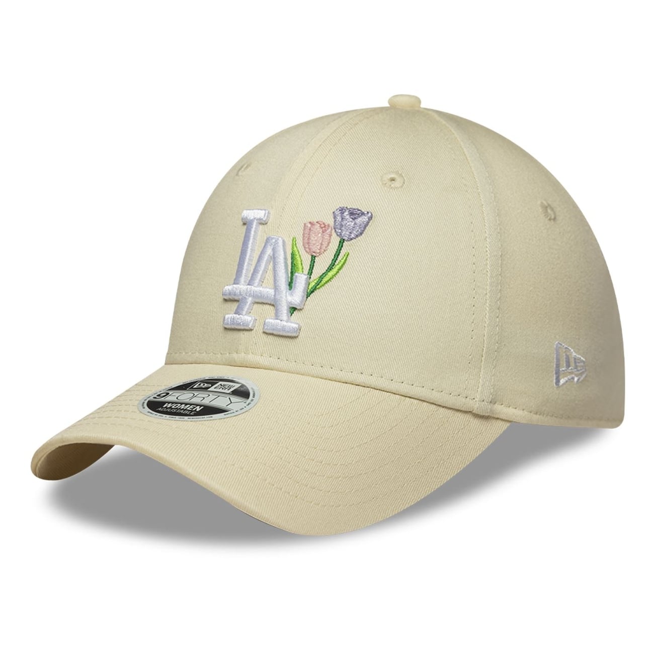Bone New Era 9FORTY Los Angeles Dodgers MLB Feminino