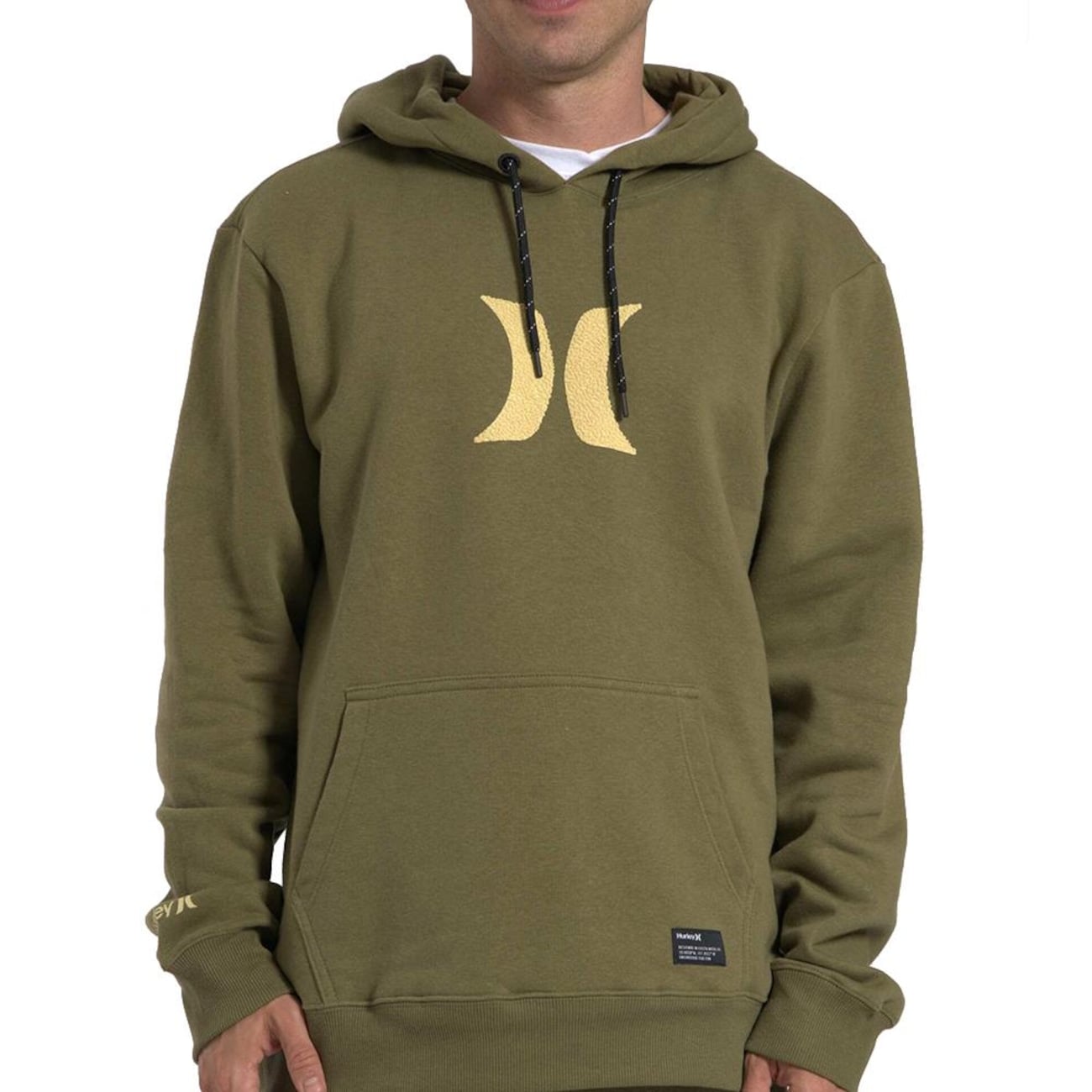 Blusão de Moletom Hurley Canguru Icon WT26 Masculino