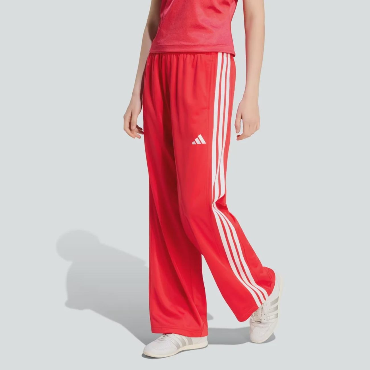 Calça Adidas Dayready Wide Leg 3 Stripes Feminina