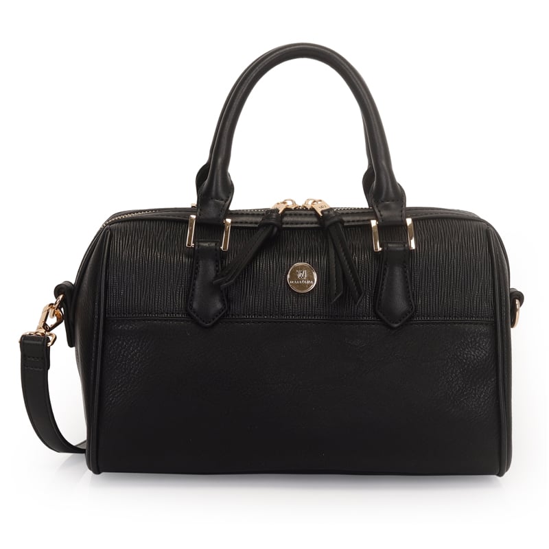 Bolsa Bau Media Com Detalhe Em Lezard