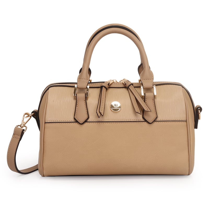 Bolsa Bau Media Com Detalhe Em Lezard