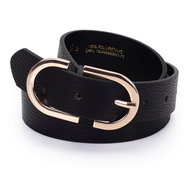 Cinto Feminino Fivela Arredondada 2.8cm