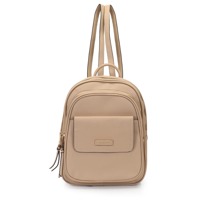 Mochila Media Com Bolso Frontal