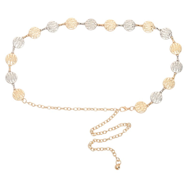 Cinto Feminino Metal Esferas 2cm