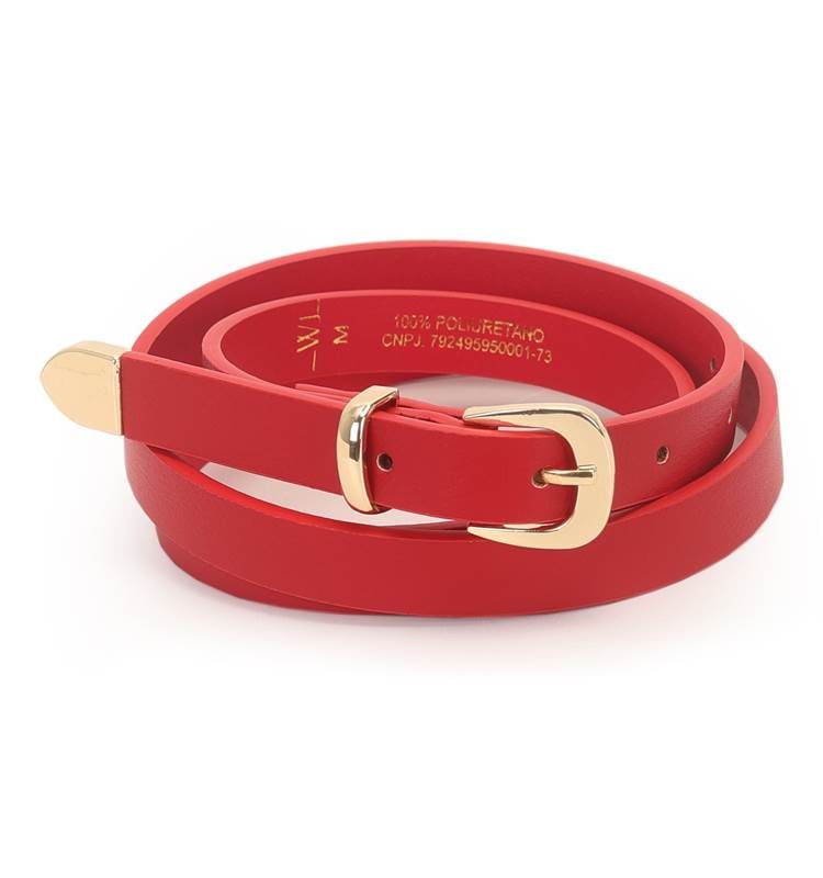 Cinto Feminino Com Ponteira 1,5cm