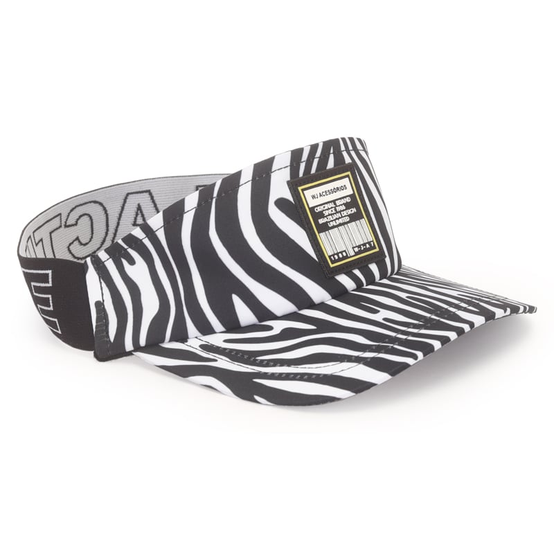 Viseira Estampa Aninal Print Etiqueta Wj