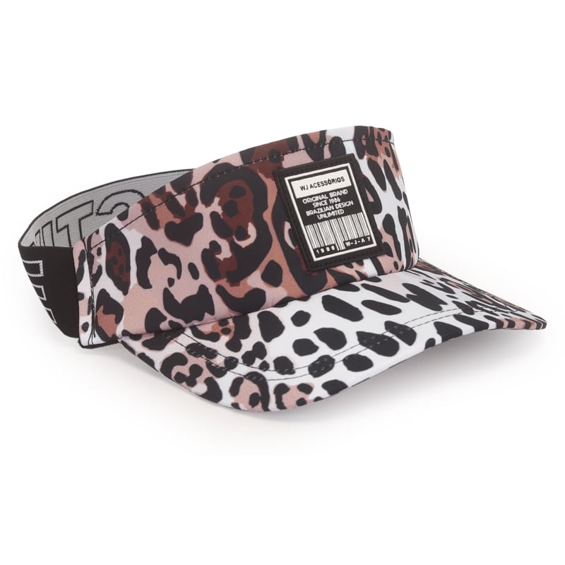 Viseira Estampa Animal Print Etiqueta Wj