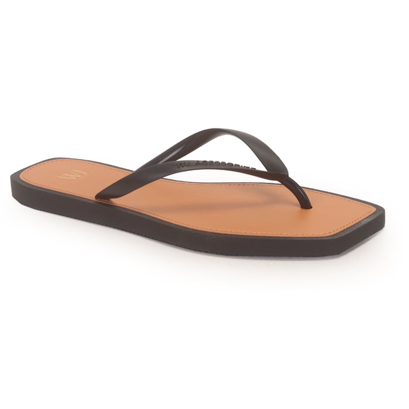 Chinelo Dedo Sola Quadrada Caramelo