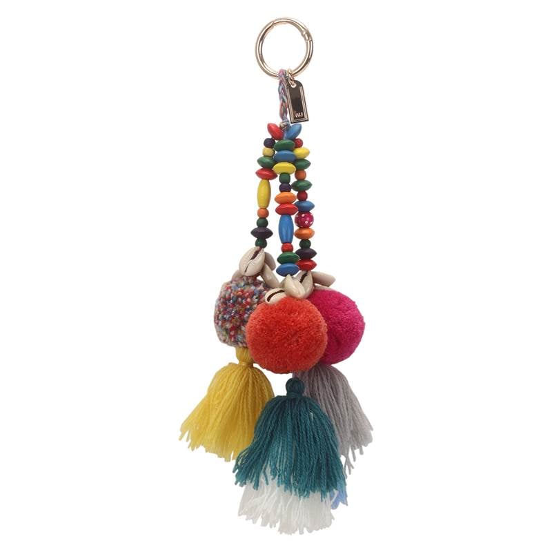 Chaveiro Pompom Colorido