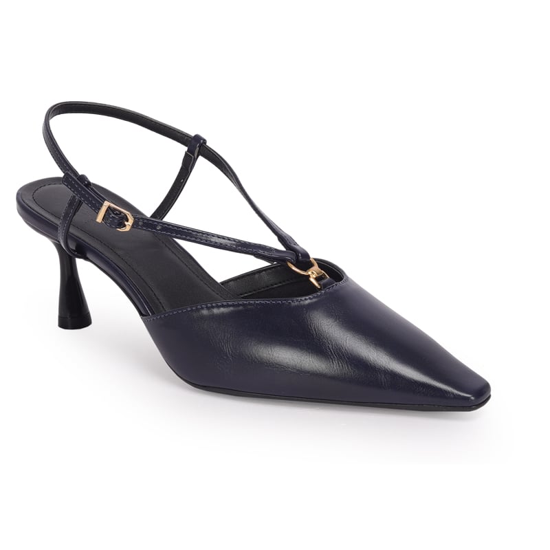 Slingback Com Tira E Metal 5cm