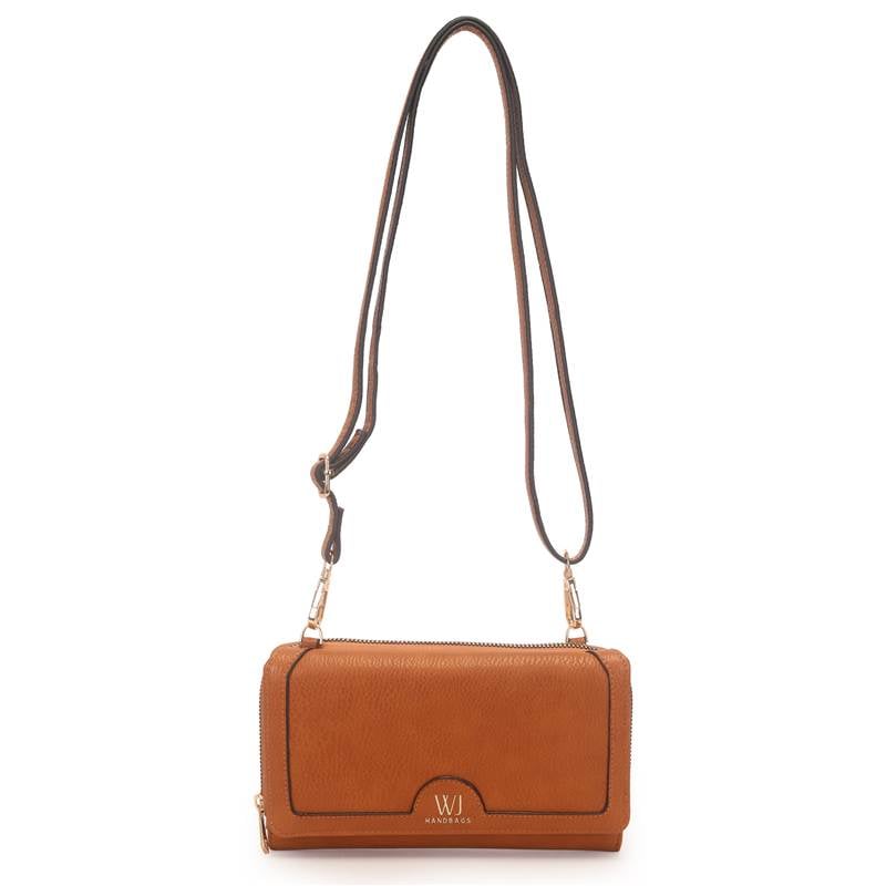Bolsa Transversal Pequena Com Compartimentos