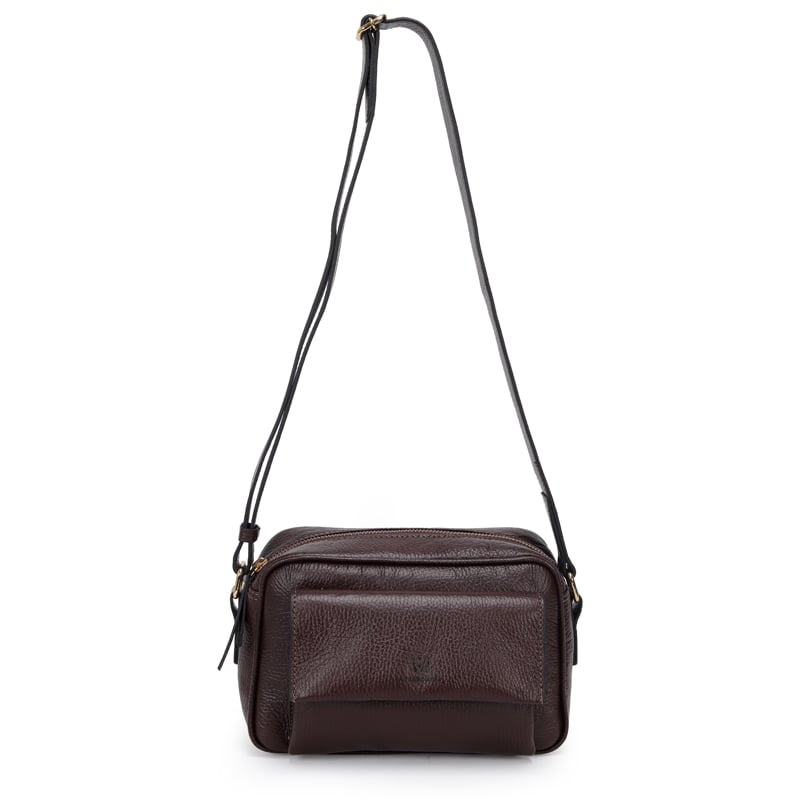Bolsa Transversal Couro Media Bolso Frontal