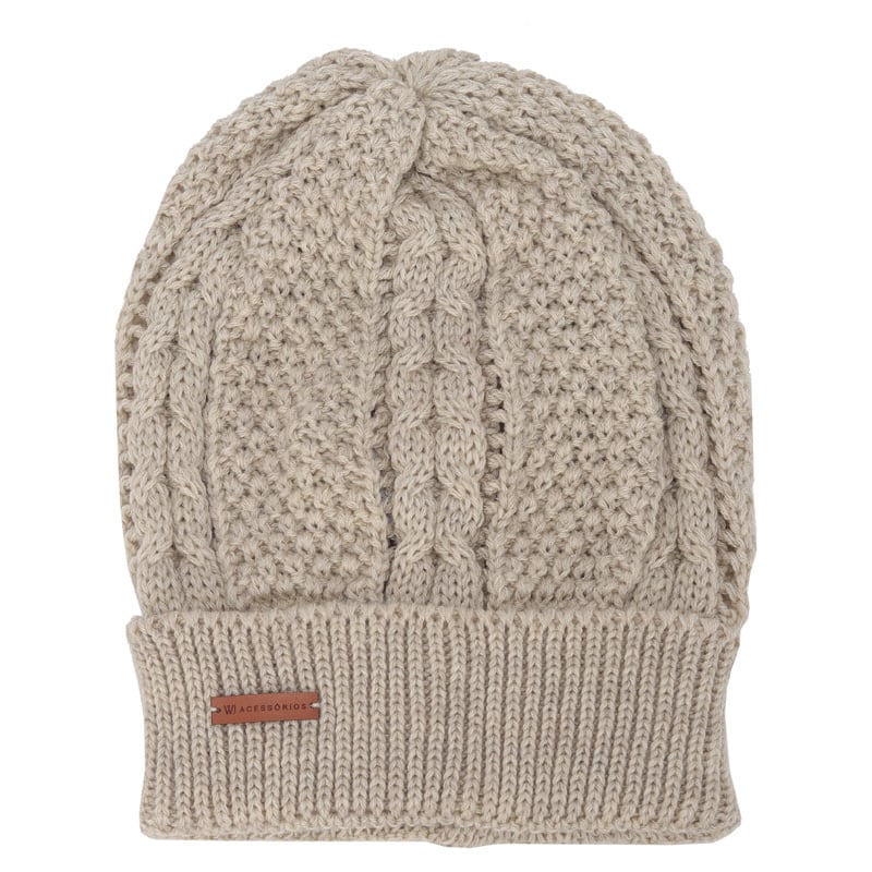 Gorro Lã Trançado