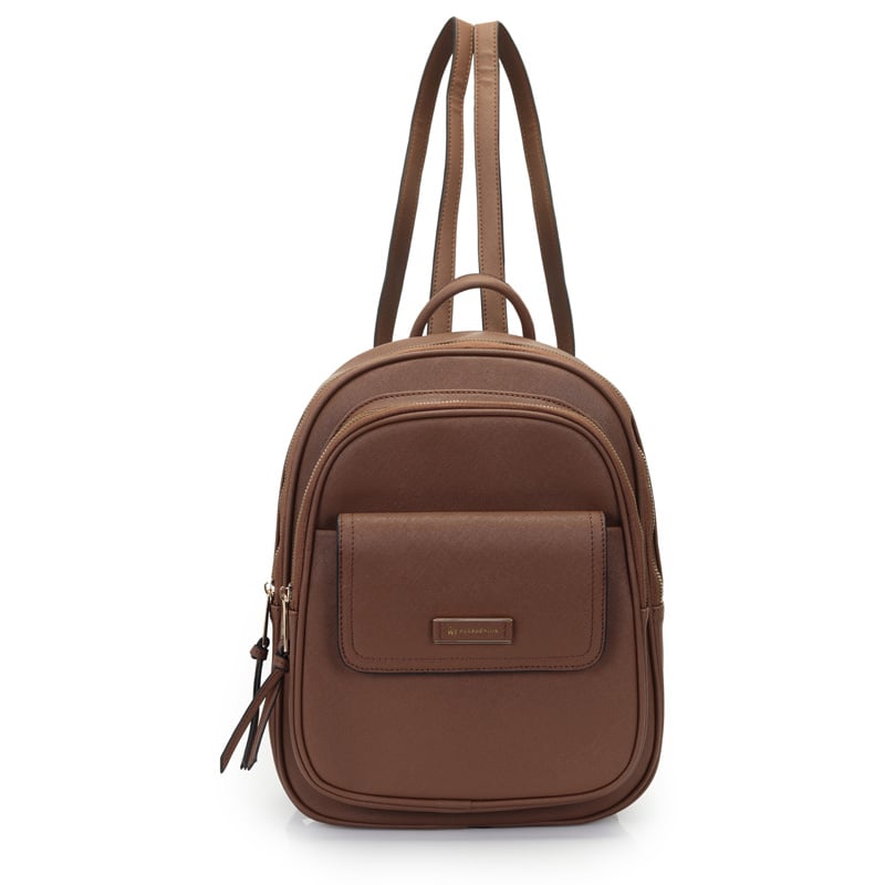 Mochila Media Com Bolso Frontal