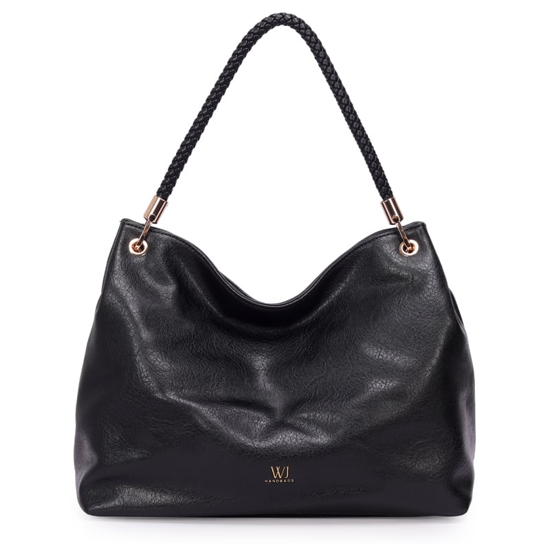 Bolsa Hobo Grande Com Alca Trancada Rolete