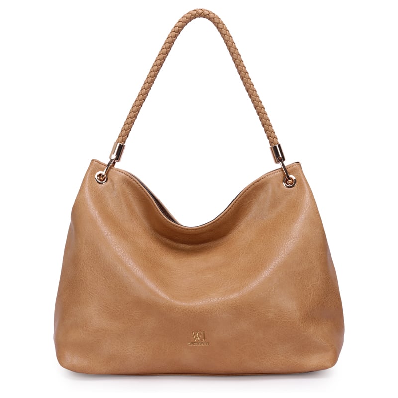 Bolsa Hobo Grande Com Alca Trancada Rolete
