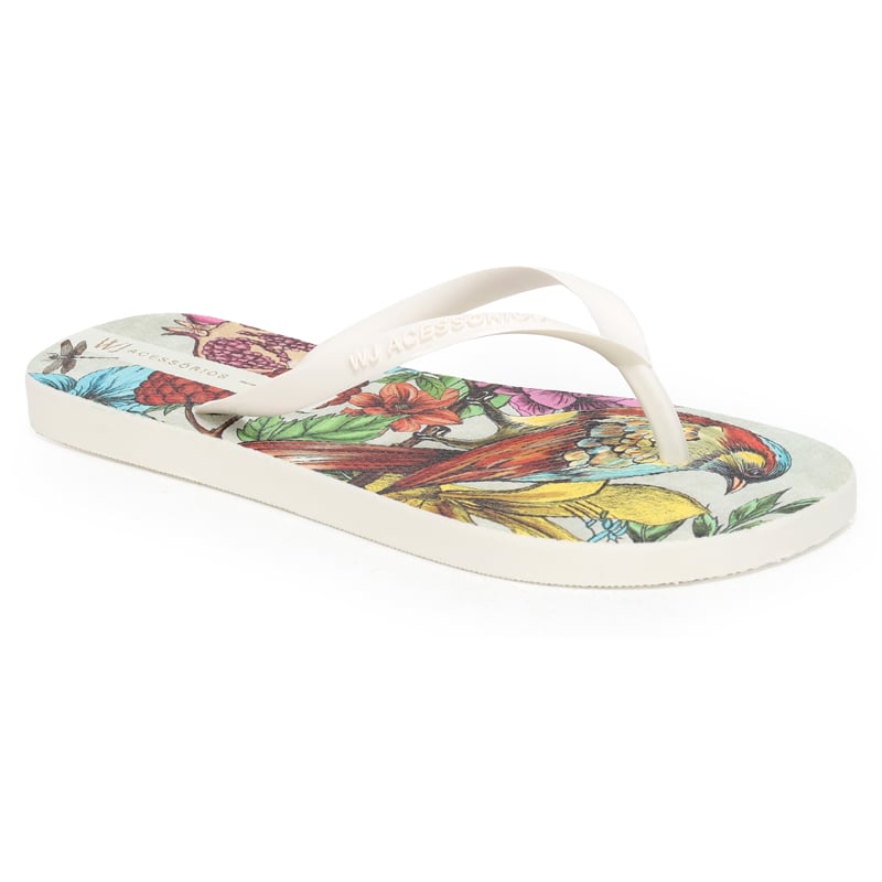 Chinelo Dedo Estampa Floral