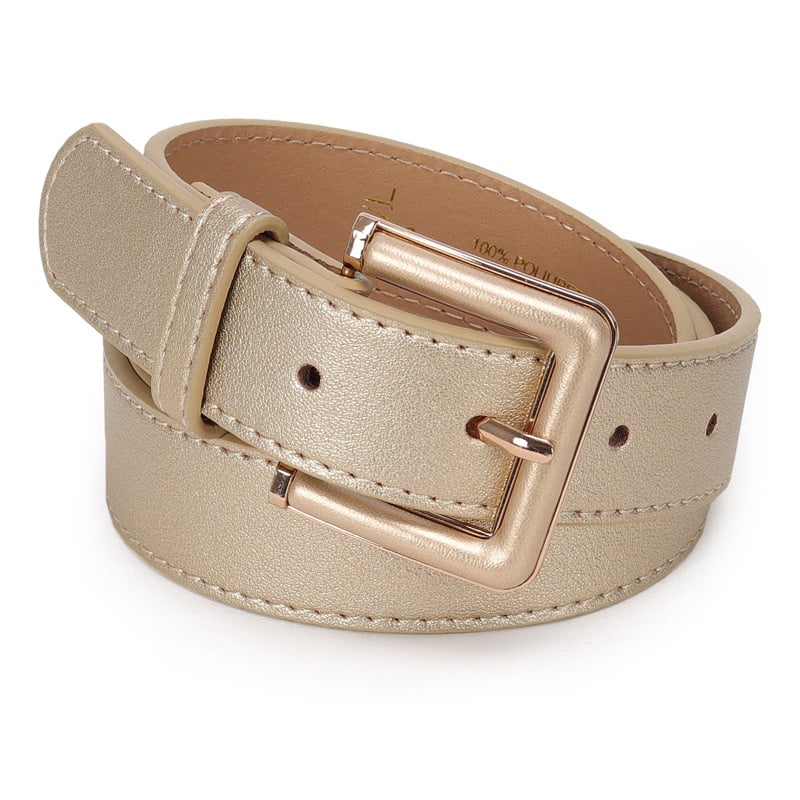 Cinto Feminino Com Fivela Encapada 3cm