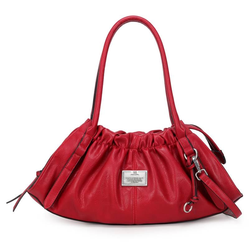 Bolsa Sachel Grande Detalhe Drapeado