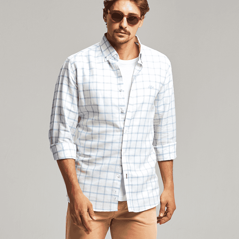 Camisa algodão com linho — imagem 1
