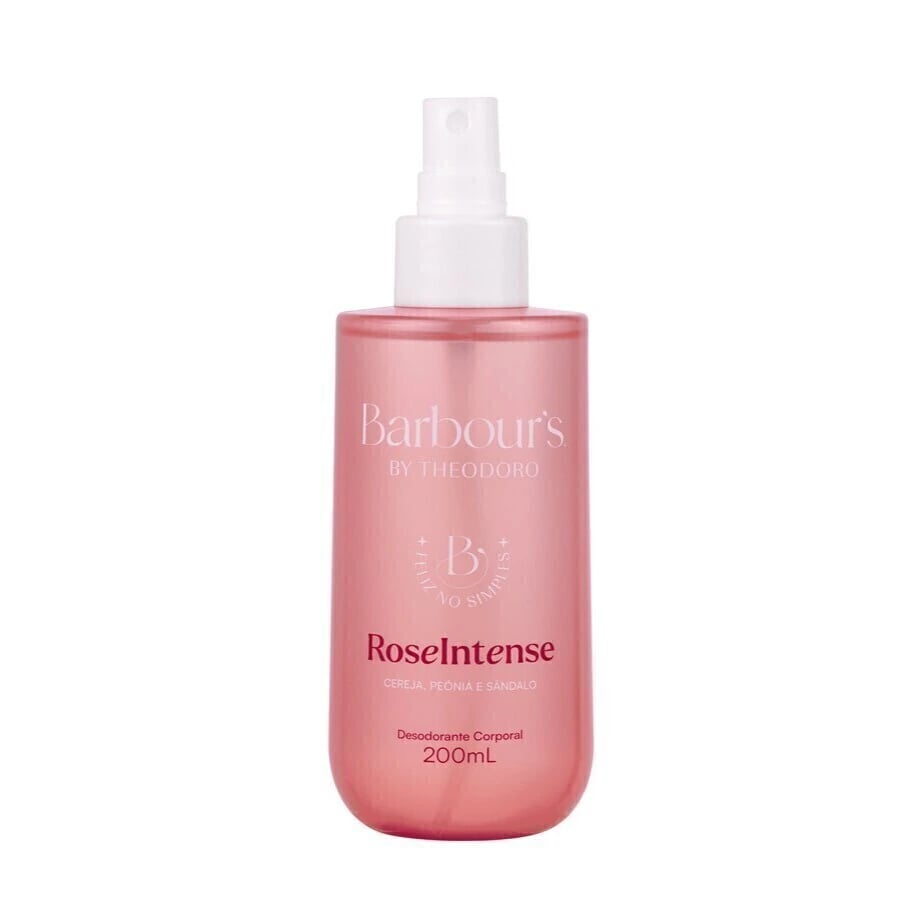 Body Splash Barbour's By Theodoro Rose Intense 200ml