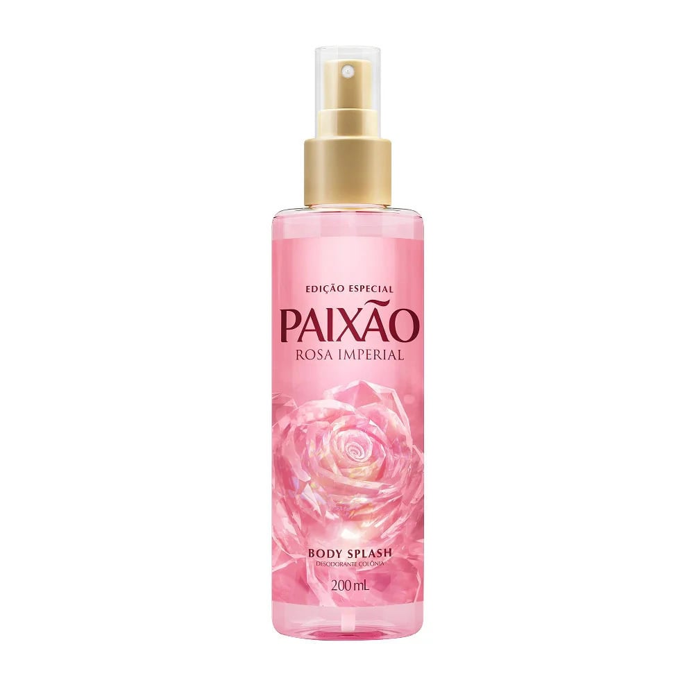 Body Splash Paixão Rosa Imperial 200ml