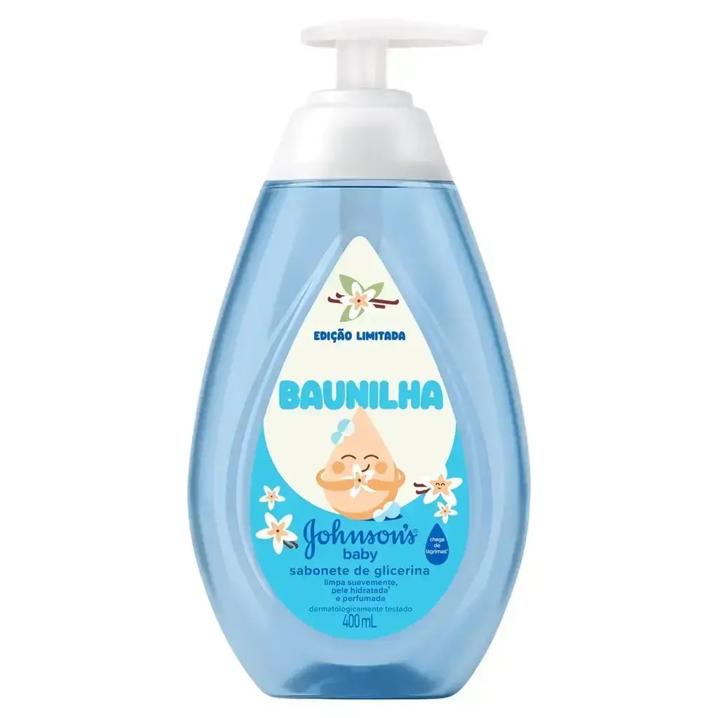 Sabonete Líquido Glicerinado Johnson's Baby Baunilha 400ml