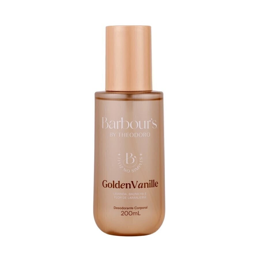 Body Splash Barbour's By Theodoro Golden Vanille 200ml